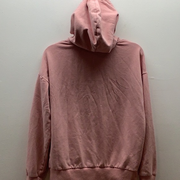 Time and Tru Size Medium Pink Zip-Up Hoodie. Preloved - Picture 3 of 6